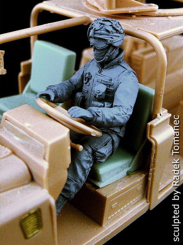 Black Dog 1/35 US Army Ranger Soldier Driver in RSOV Afghanistan [Resin ...