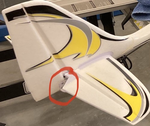 E-flite Conscendo Rudder Horn - Picture 3 of 3