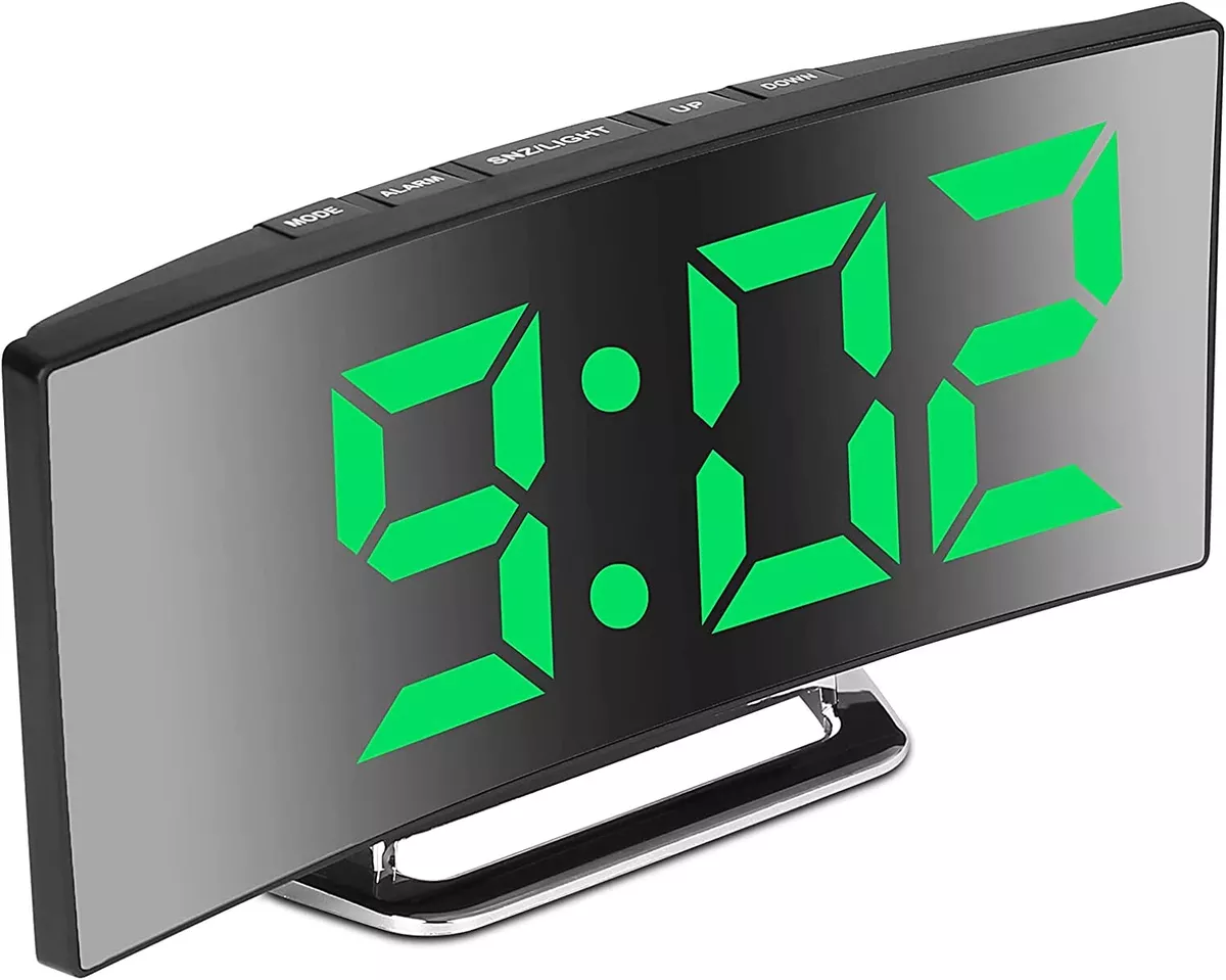SVEGLIA DIGITALE VISIONE NOTTURNA LED VISUALIZZA PORTA USB