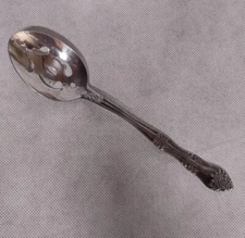 Stanley Roberts Rogers Dream Rose Pierced Slotted Serving Spoon Stainless Steel