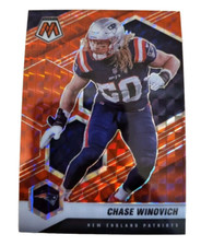 2021 Panini Mosaic Football Card Chase Winovich #141 New England Patriots (C1