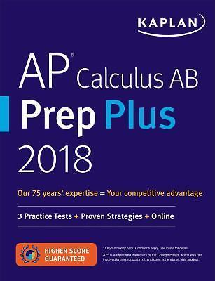 AP Calculus AB Prep Plus 2018-2019: 3 Practice Tests + Study Plans + Targeted...