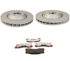 SHW OEM Front 390mm Disc Rotors and Textar Pads Brake Kit For Panamera 2010-2016