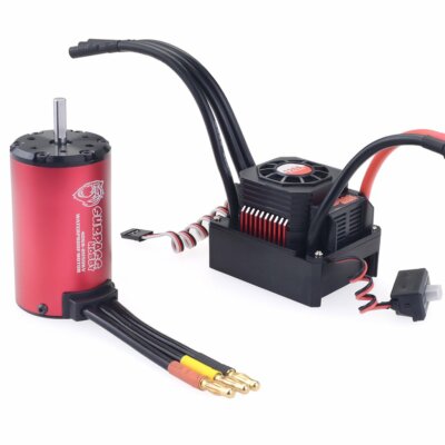 Surpass KK 4068 Waterproof Brushless Motor +120A Brushless ESC for 1/8 RC Car
