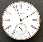 Antique 1901 Waltham 1894 220 Pocket Watch Movement Running Ticks 12s 15j USA