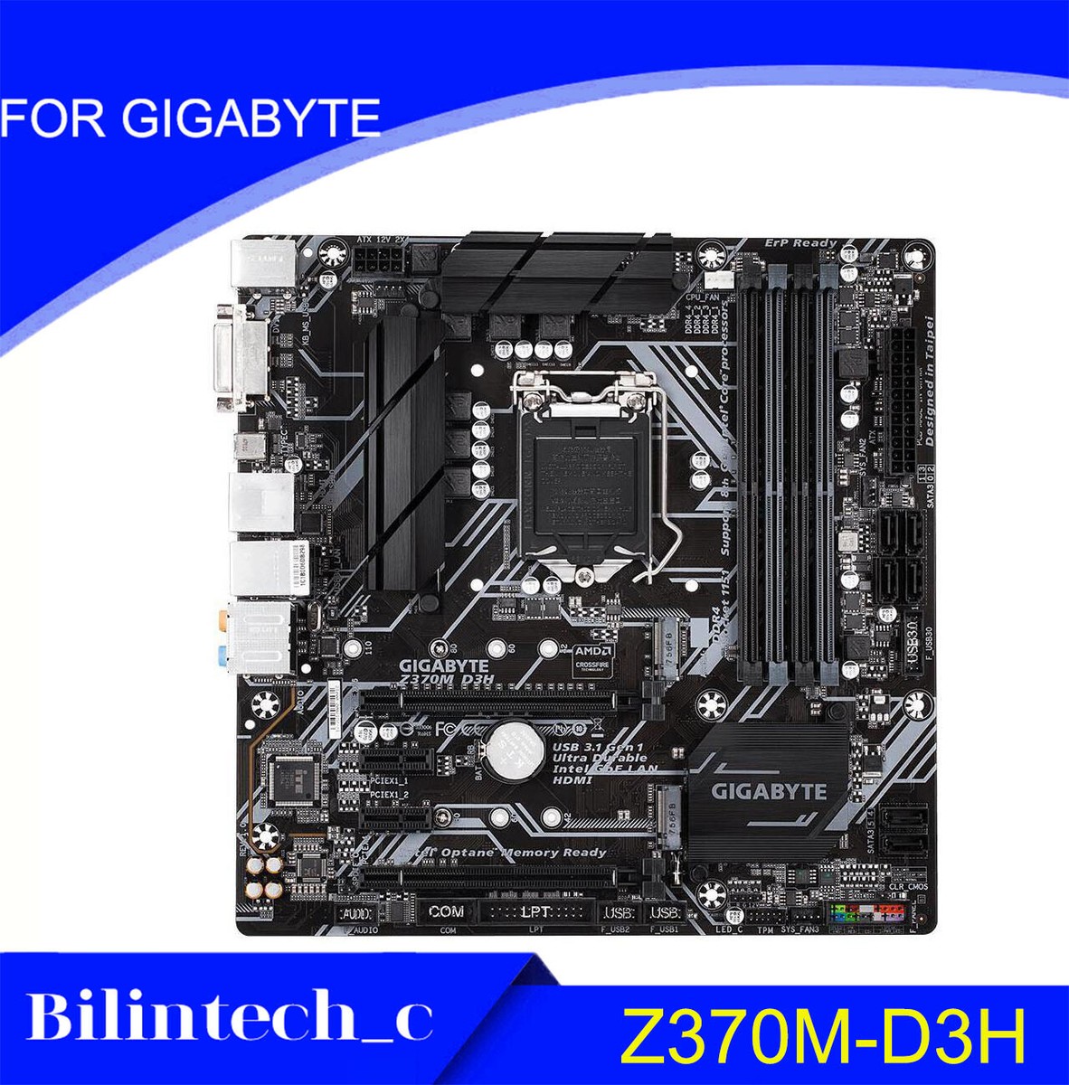 FOR GIGABYTE Z370M-D3H 8/9th Generation DDR4 64GB Motherbroad Test