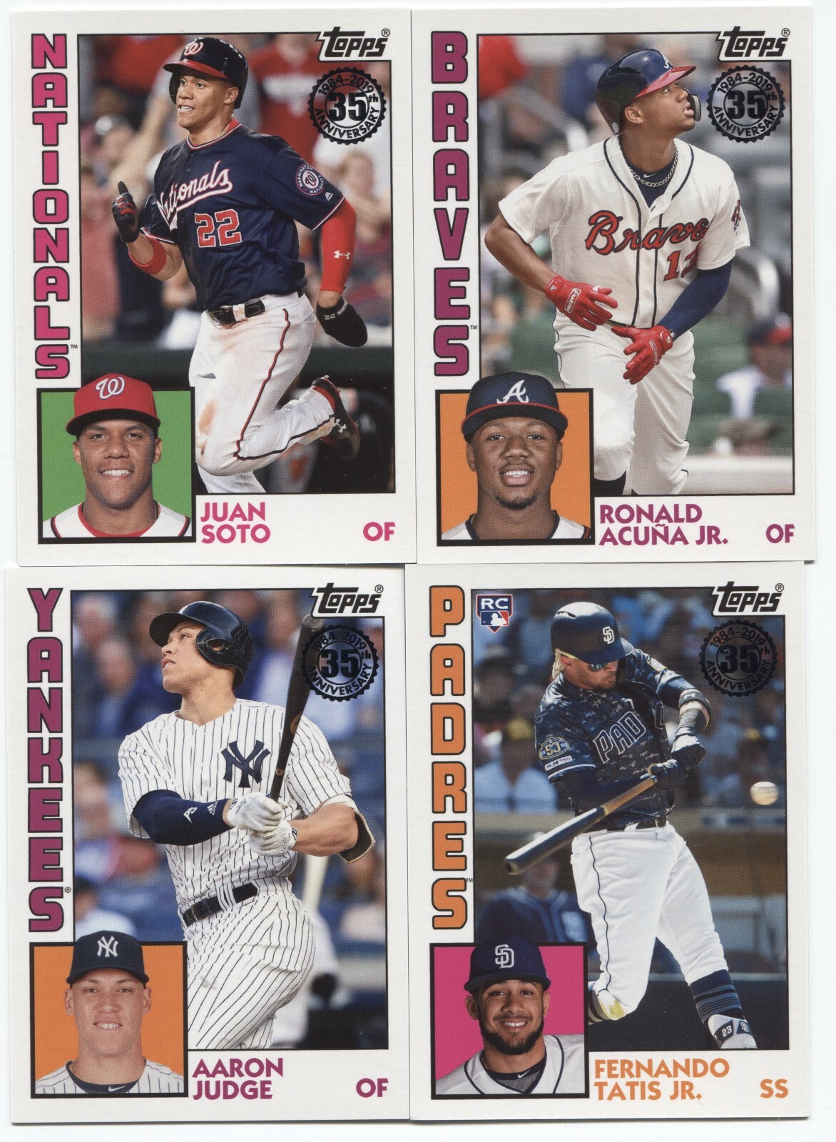 2019 Topps Update Series 1984 TOPPS OVERSIZED BOX LOADERS (YOU Pick Your Player)
