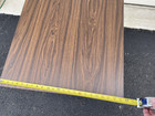 Table 24"X24"X17" Used Laminated w/ Chrome Legs Side/End Table Mid-Century Mod. — photo 6