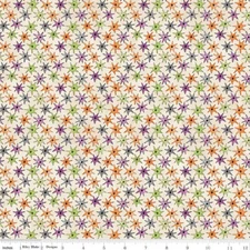 Riley Blake * Ghoul Friends Stars Cream * C16055-CREAM