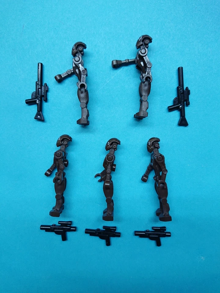 Lego Star Wars Lot 5 Minifigures Commando Droids and Captain Blasters 75002 9488 - Image 3 of 4