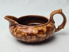 kleines antikes Milchk&auml;nnchen Rockingham oder Treacle Glasur