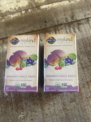MyKind Organics Women's Once Daily 60  Garden  of Life 2026 Vitamins Whole Food