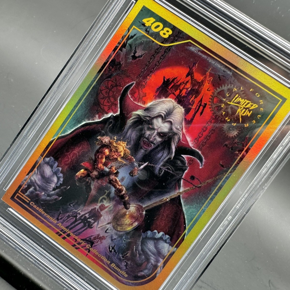 Castlevania Anniversary Collection 新品未開封 LRG Limited Run Games Card 408 GOLD Castlevania Anniversary