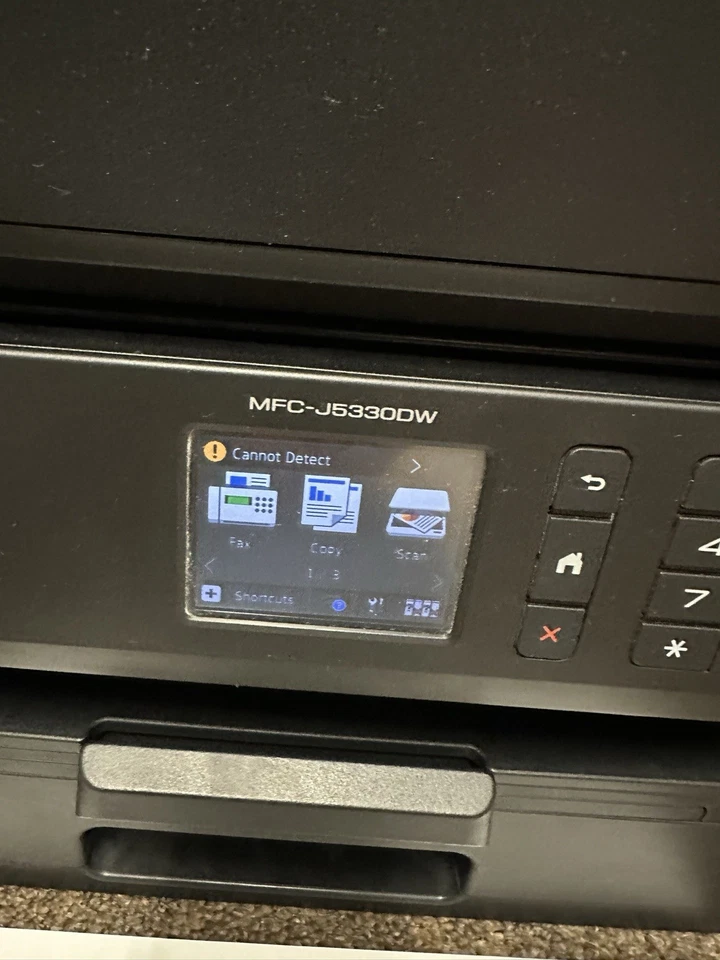 Brother MFC-J5330DW All-in-One wireless Color Inkjet Printer. 6978 Pages No Ink - Image 3 of 4