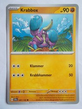 Pokemon Karten Stellarkrone 87/142 Krabbox
