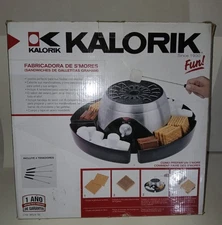 NIB Kalorik Electric Smores Maker  Item # CYM 38524 SS Version 111026