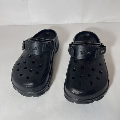 Crocs x Pleasures All Terrain Clog Black - Iconic Comfort - Men s 9 Women s 11