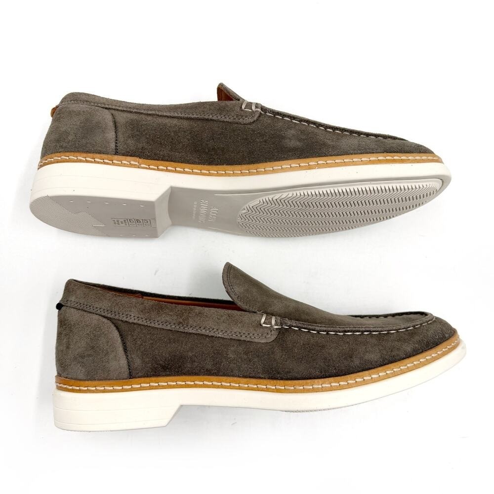 Allen Edmonds Wilder Venetian Loafers Cabin Taupe Suede Slip  display picture 1