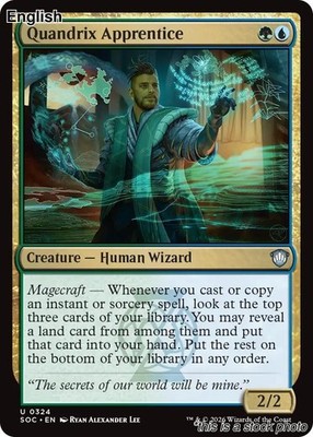 Quandrix Apprentice [SOC - 324] Commander: Secrets of Strixhaven