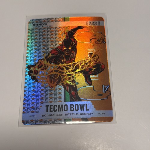 Bo Jackson battle arena Tecmo Bowl Endzone fire Hands Jerry Rice EZ74