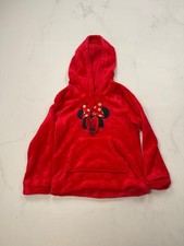 Disney Jumping Beans Hoodie Red Current Bold Statement Piece - Girls 5T