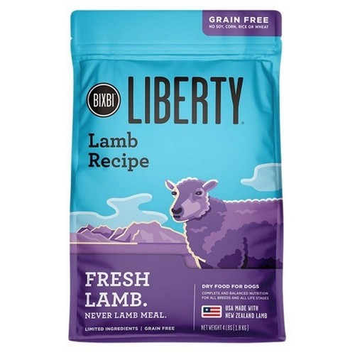 Liberty Fresco sin Grano Cordero Receta Seco Comida para Perros 4 Libras