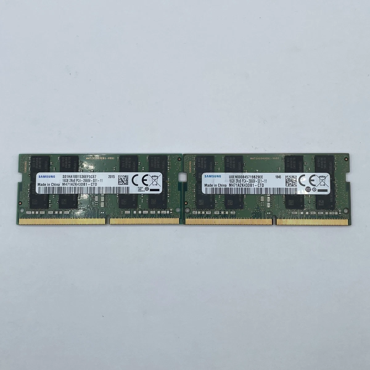 Samsung DDR4 SDRAM 16 GB Capacity per Module Memory (RAM) for sale