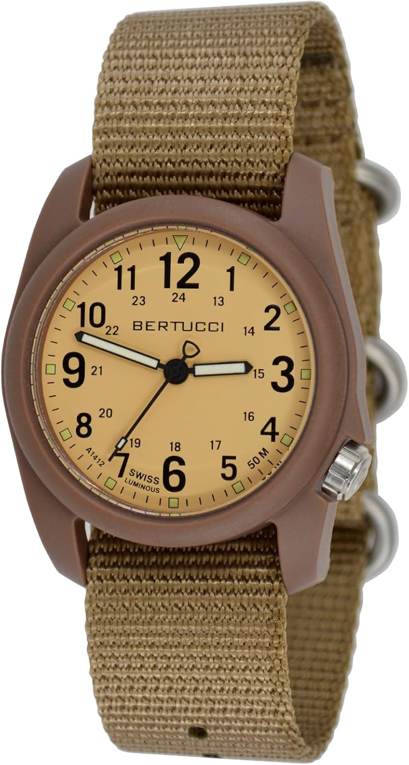 DX3 Field® Watch - Coyote Dial, Dark Khaki Case & Nylon Band 11021