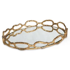 Uttermost - Tray - Accessories - Cable - 18.63 Inch Chain Mirrored Tray