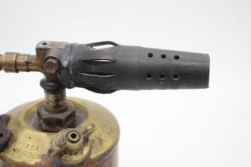 F x3 Vintage Brass Blow Torches, Inc. Georgiann, Optimus No.406, Max Sievert etc - Picture 16 of 23