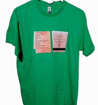 Charles Bukowski RARE ONLY 10 MADE Matchbook Dead Romance T-Shirt! Black Sparrow