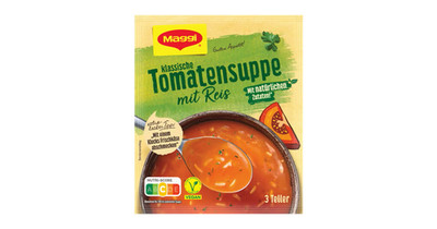 Maggi soup TOMATO with RICE Instant soup - 1 ct. / 3 servings -FREE SHIP