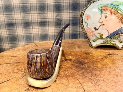 Vintage Kaywoodie | Fine Line Bent Billiard |  Estate Tobacco Pipe