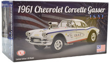Acme 1961 Chevrolet Corvette Gasser - Usa-1 118 Scale Diecast Car A1800939usa Acme 1961 Chevrolet Corvette Gasser - Usa-1 118 Scale Diecast Car A1800939usa