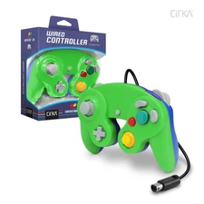 CirKa Wired Controller For GameCube/Wii Green