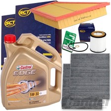 FILTERSET INSPEKTIONSKIT+CASTROL 5W30 passend f�r BMW 5er F10 F11 F07 520 528i