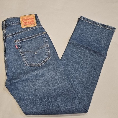 Levis 505 Mens Straight Leg Jeans Stretch 30x32 new