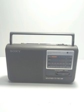Vintage Sony ICF-36 AM/FM/weather/TV Portable Tabletop Radio Antenna Working