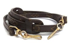 LOUIS VUITTON Monogram Bag Shoulder Strap Women Brown AV8997