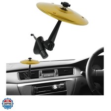 Car Drum Cymbal Air Vent Mini Drum Crash Cymbal for Music Lovers, Car Crash C...