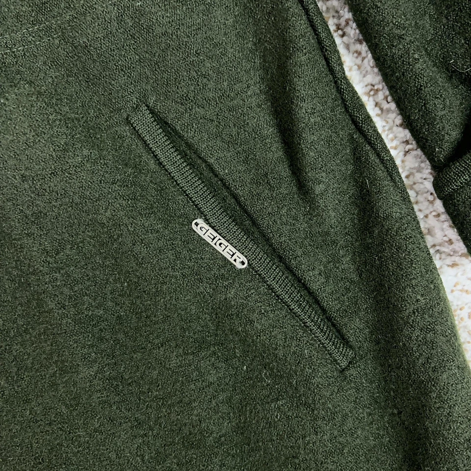 Chaqueta Geiger Mujer 40 Verde Pura Nueva Lana Hervida Abrigo Austriaco Hecho Austria Foto 4 de 4