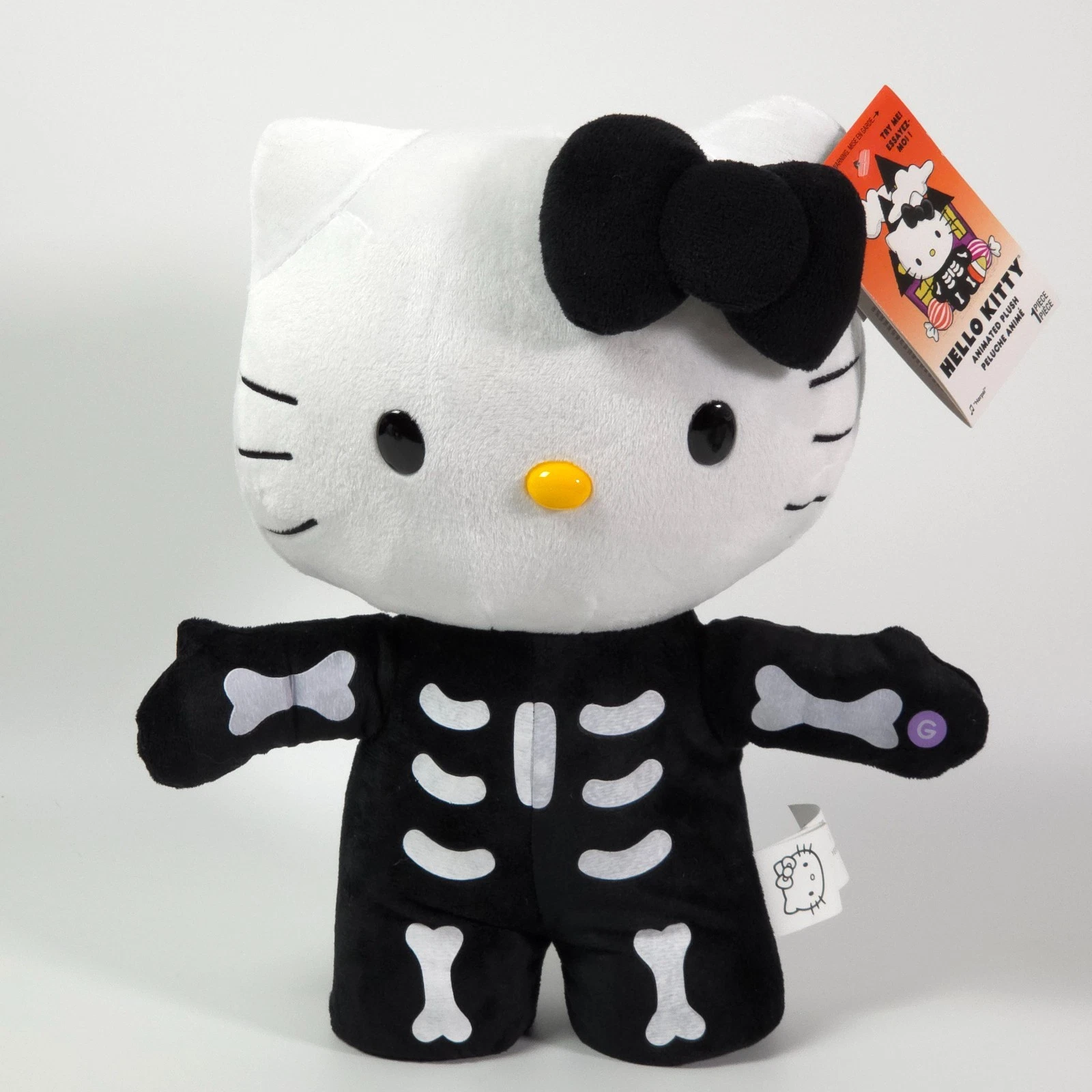 Hello Kitty Halloween Musical Dancing Skeleton Side Stepper Sanrio NEW WITH TAGS