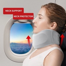 Neck Support Brace Soft Collar Travel Pillow Comfort Sleep Office Home