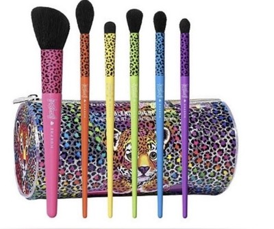 Morphe Multicolor Cruelty-Free Makeup Brush Set Synthetic Fiber Leopard Case