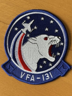 Original PATCH US Navy USN Strike Fighter squadron VFA-131 Wildcats F/A-18