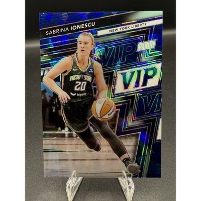 Panini 2025 National VIP Gold Sabrina Ionescu #3 Blue Sparkle Prizm /75 Liberty