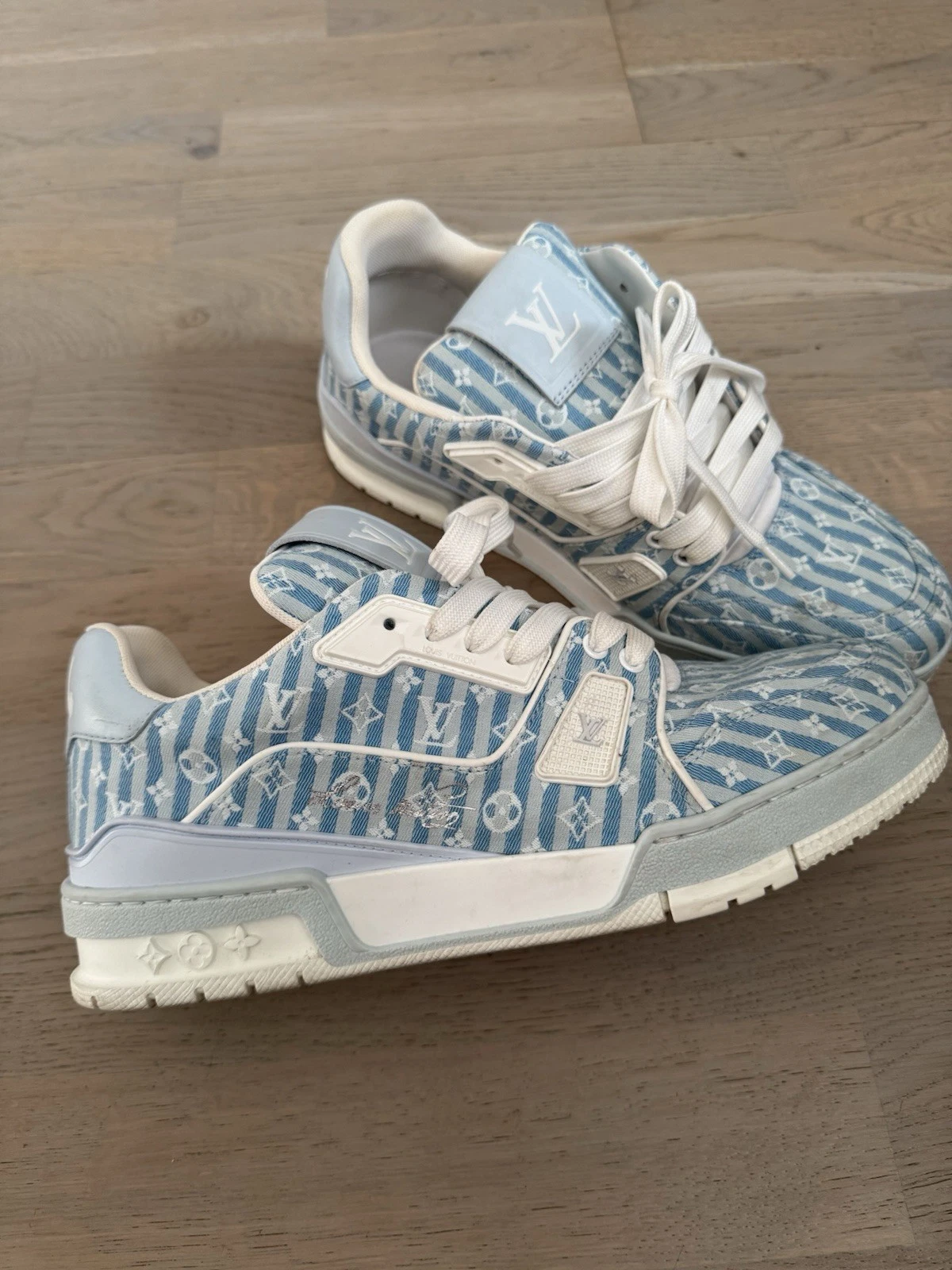 LOUIS VUITTON TRAINER Louis Vuitton scarpe da ginnastica scarpe sneakers 100% autentiche marcate UK7