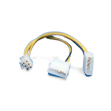 10in 6 Pin Power Cable for PCI Express Video Cards - Multi