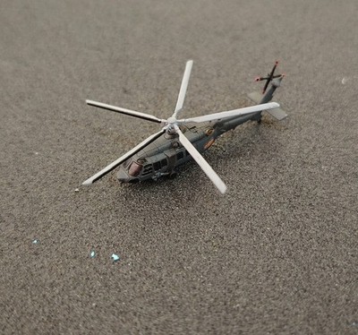 3D Printed Model 1/350 Z-20 Helicopter  Finished Model