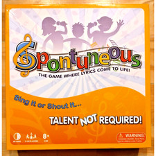Spontuneous - The Song Game Sing It or Shout It No Talent Required Box Flaws